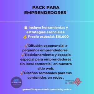 Pack para emprendedores